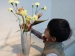 いけばな　こども教室　季節のお花を