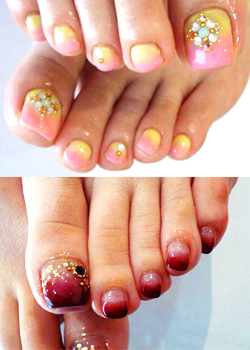 Nail Lounge re nail（リネイル）　札幌大通駅前店：フットジェルも人気です♪