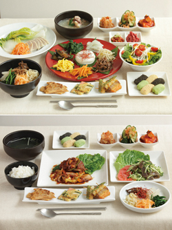 KOREAN KITCHEN KACHI(コリアン キッチン カチ):(上)カチコース
(下)ムグンファコース