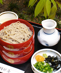 献上そば 羽根屋 本店:手打蕎麦の高き香りをご賞味ください。