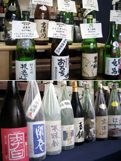 地酒・焼酎 米村本店:いろいろあります、島根の地酒