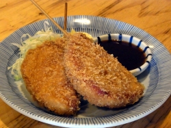 仰天酒場 和っしょい2 赤羽一番街店:厚切りハムカツ 250円
