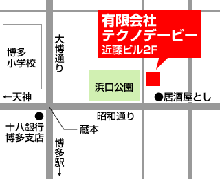 有限会社テクノデービーの地図