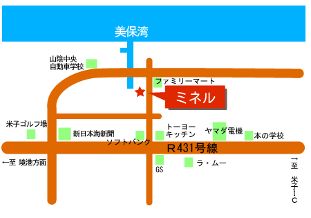 Marriage MINEL（マリアージュ　ミネル）の地図