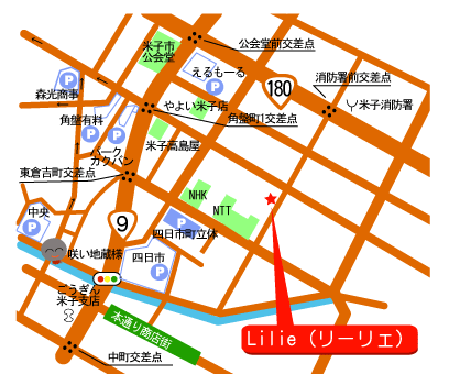 Lilie（リーリエ）の地図