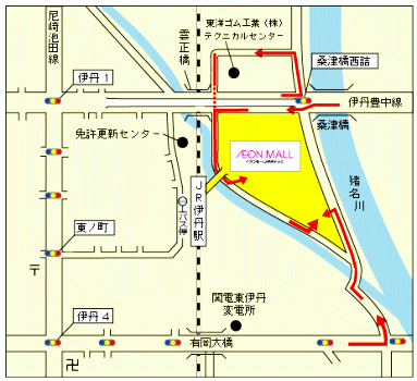 TOHOシネマズ伊丹の地図