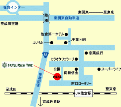 日本料理　久蔵の地図