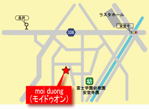 moi duong（モイ　ドゥオン）の地図