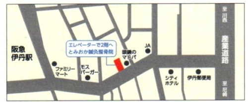 とみおか鍼灸接骨院の地図