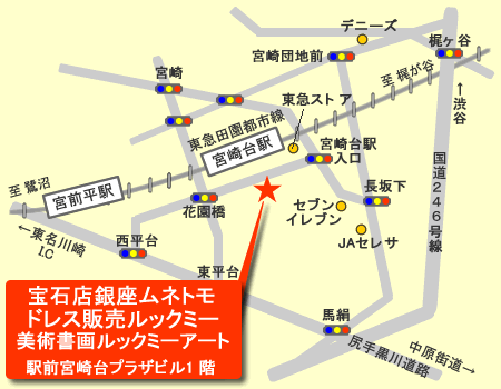 宝石店　銀座ムネトモの地図