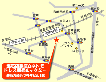 宝石店　銀座ムネトモの地図