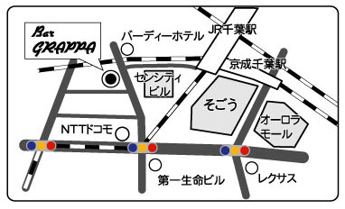 Bar GRAPPA （バー・グラッパ）の地図