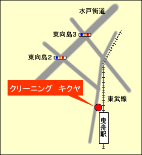 （有）クリーン・クリーニング　キクヤの地図