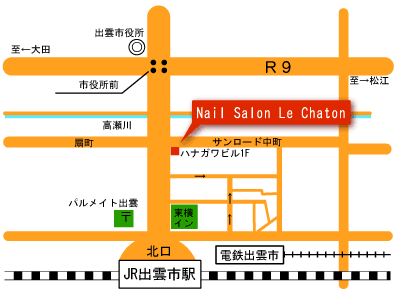 Nail Salon Le Chaton (ネイルサロン　ル　シャトン)の地図