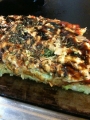 楽しい楽しい週末！本日の日替わりお好み焼きはミックスです！