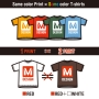 オリジナルＴシャツづくりの疑問（１）「シルク印刷のプリントカラーはどこまで自由か？」クラスＴシャツ1枚2000円／ポロシャツ１枚2500円！：TEL.076-262-1331