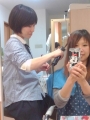 スタッフヘアー『ｽﾄﾚｰﾄﾊﾟｰﾏあゆこ★★』