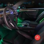 Evbase Tesla Car Lighting System Indoor Atmosphere Light Led 64 Colors For Tesla Model Bmw