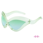 Ladies Cat Eye Sunglasses Women Trend Shades Y2k Oversized Show Sunglasses 2024 Tom Ford
