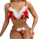 New Womens Sexy Underwear Sexy Womens Holiday Three-point Christmas Suit Sex Suit Wholesale Wonderbra