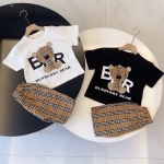 バーバリーキッズ T シャツ 定番The North Face半袖ロエベ高品質子供服男女兼用